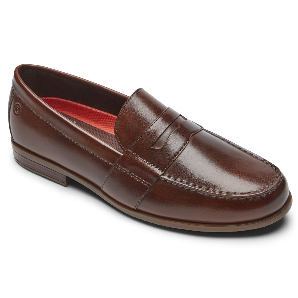 Mocassins Rockport Homem Marrom - Classic Lite 2 Penny - 75938XYBD